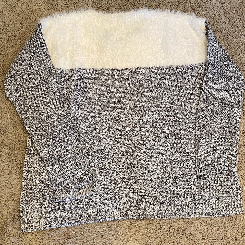 Vince Camuto Duo Texture Sweater! Makes a great versatile look for any style.
